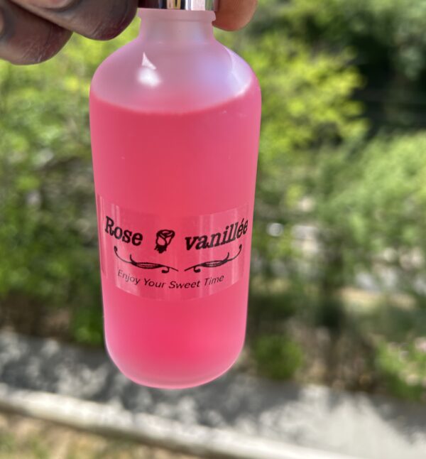 Spray rose vanillée